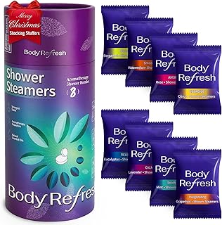 Shower Steamers Aromatherapy - Birthday Gifts for Women, 8 Pack Shower Bombs, Self Care Home Spa Relaxation Gifts, Christmas Stocking Stuffers for Adults, Women, Teens, Mom, Wife