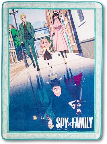 Spy x Family Forger Family - Manta de microfelpa 45 x 60 pulgadas