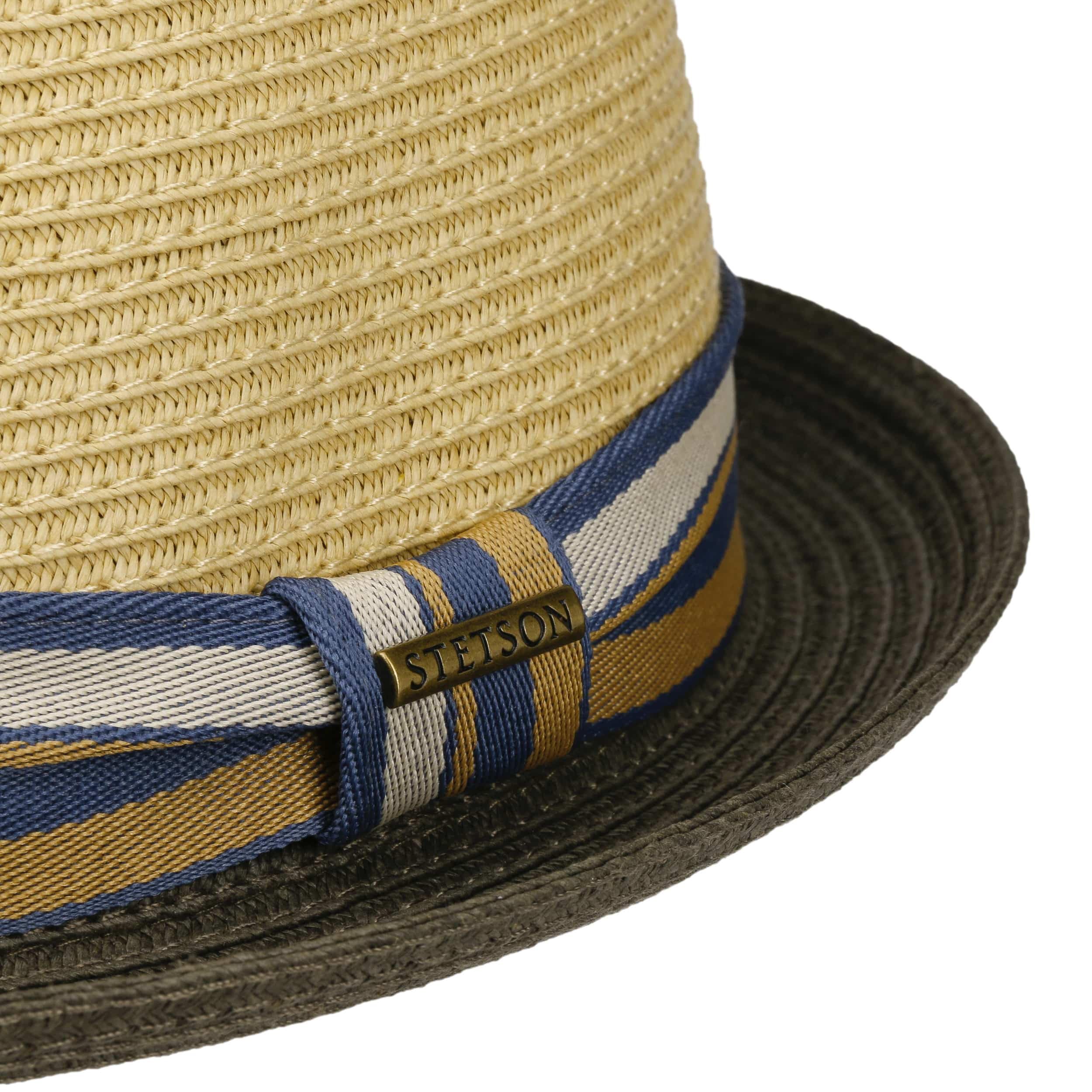 Stetson Licano Pork Pie Strohhut UV-Schutz 40 Damen Herren