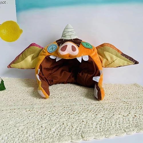 Miniatura 5 de TOTK - Disfraz de eslabones de aliento salvaje, máscara Bokoblin, sombrero de felpa para gato, cachorro, perro, cosplay, regalo de Navidad, lindo