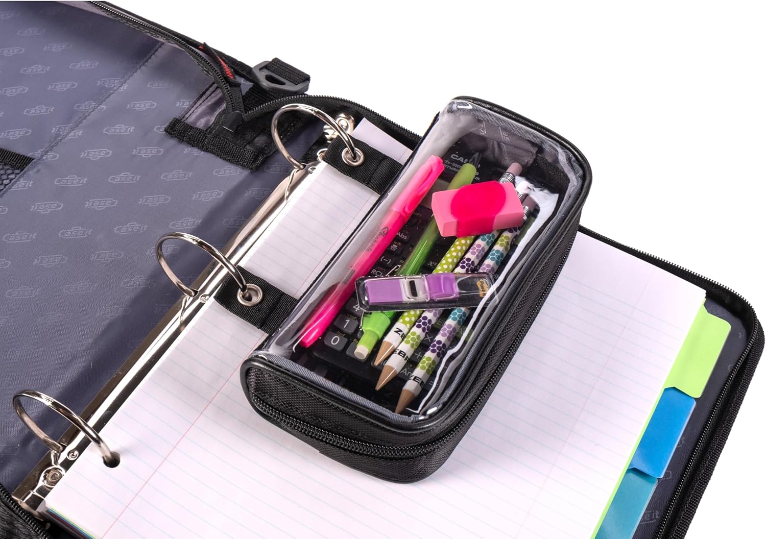 Case it Pencil Case | 6-Pack | PLP-150-CLR Purple