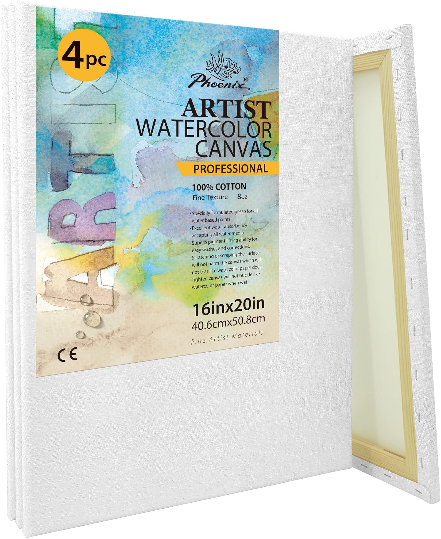 PHOENIX Watercolor Canvas