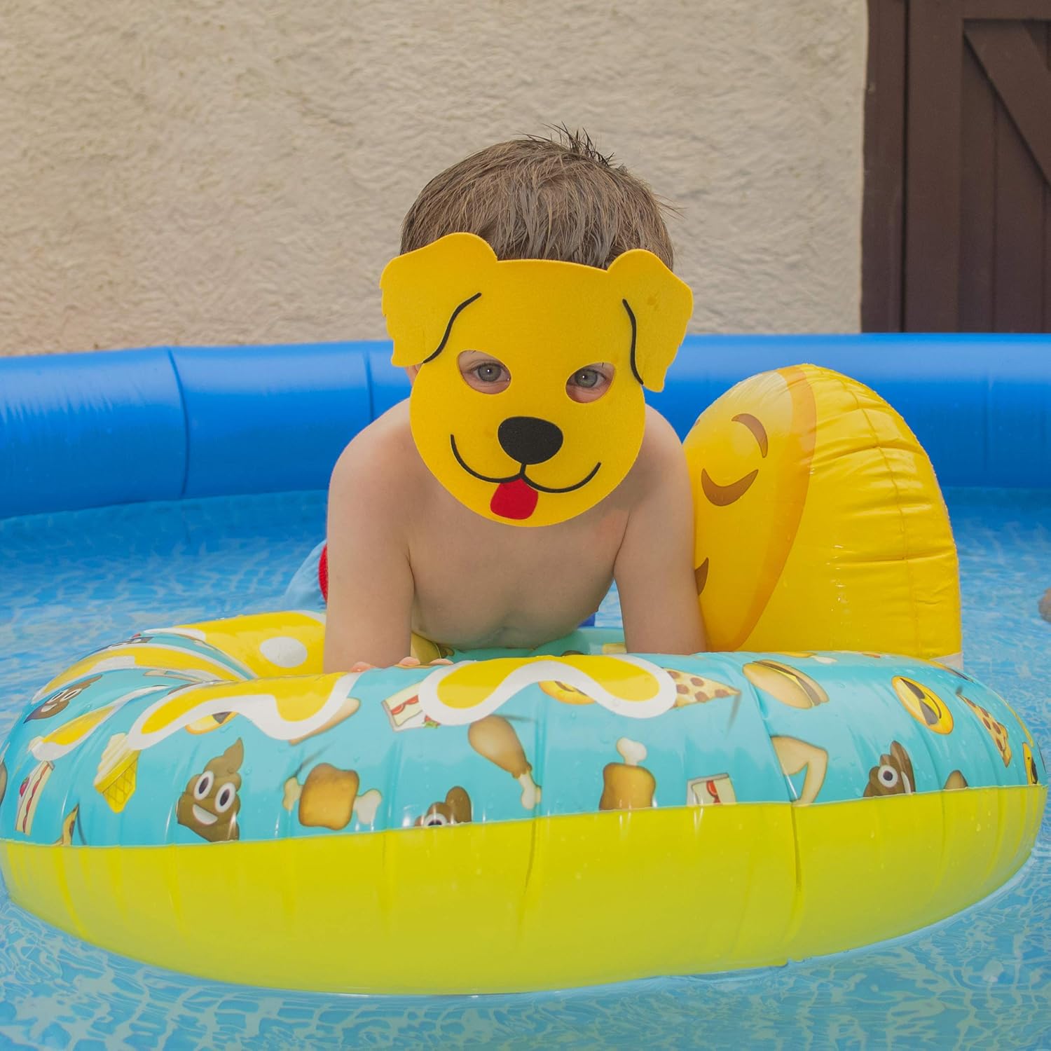 Little Seahorse Dog Masks for Kids Party 8 Felt Masks, Great for