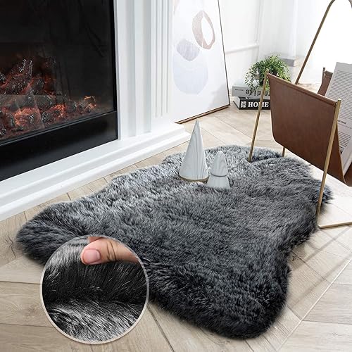 Miniatura 8 de Ashler - Funda suave de piel sintética de zorro para silla sofá área para suelo de habitación sofá o sala de estar