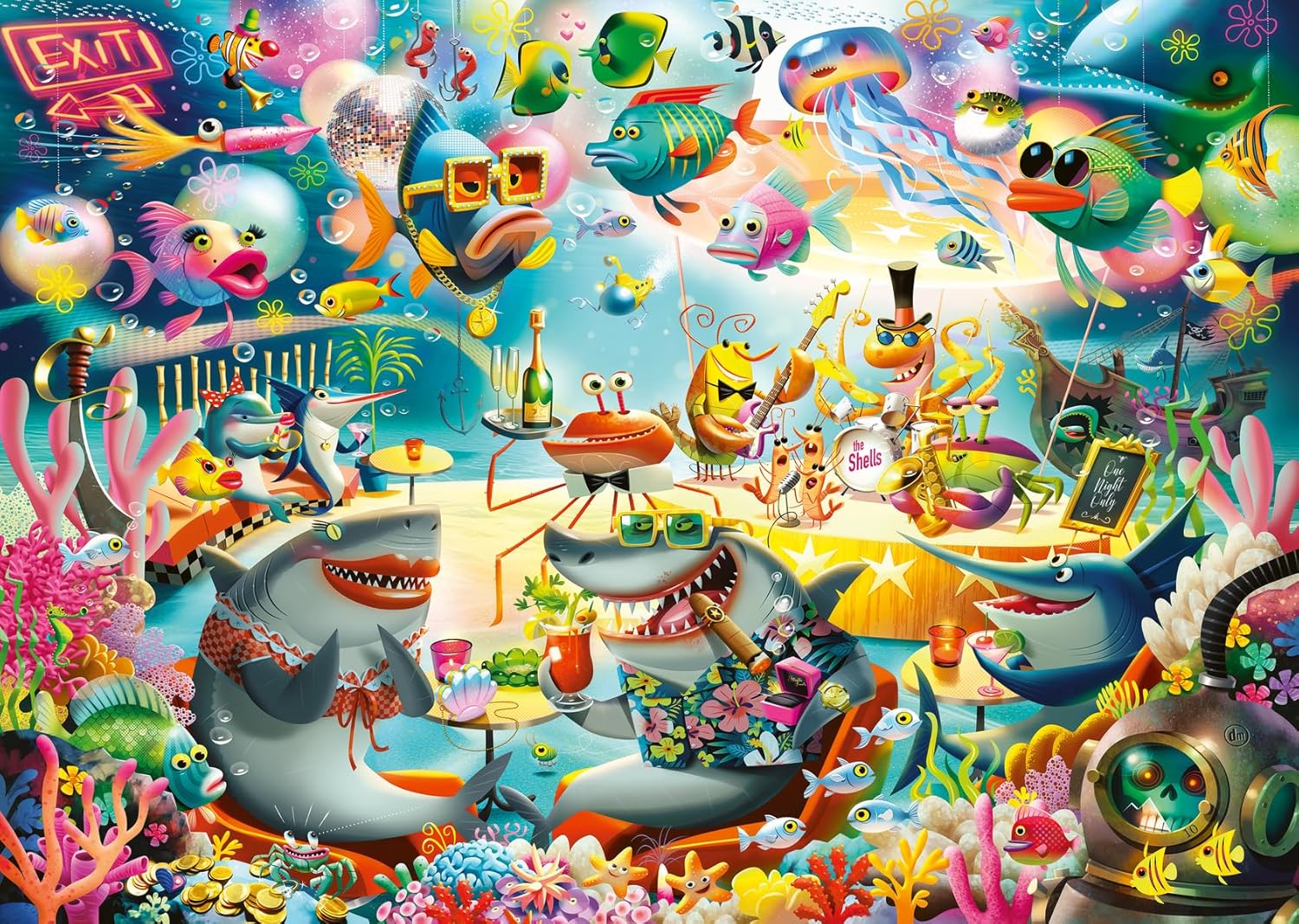 Ravensburger Ocean Lounge 1000 Piece Puzzle for Adults