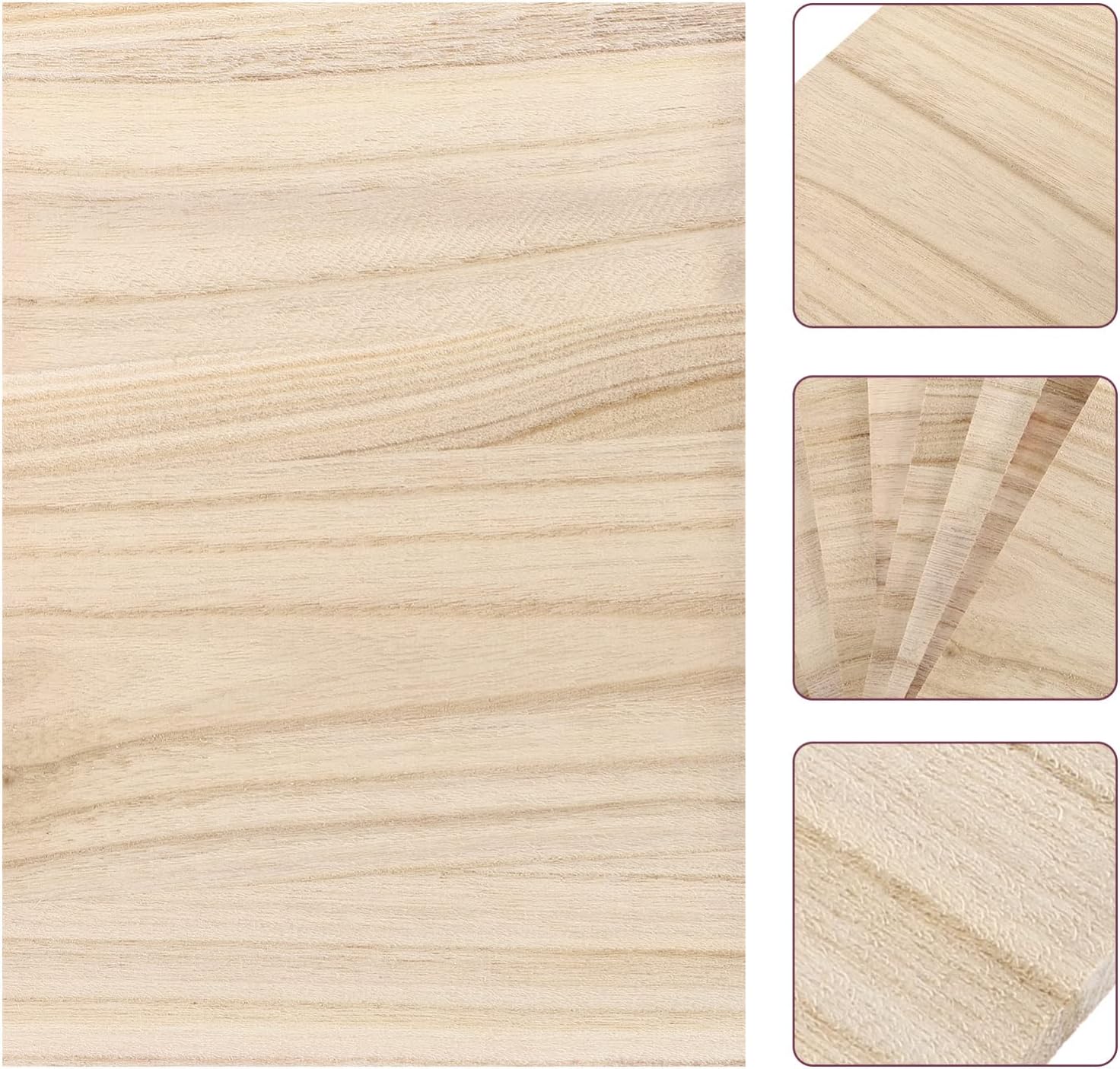 10Pcs Wood Breaking Board Breakable Taekwondo Breaking Board Karate Martial Arts Board for Kids andAdults Boxing Equipment 0. 3cm