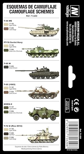 Miniatura 5 de Vallejo Soviet AFV WWII Pintura Colores de camuflaje (