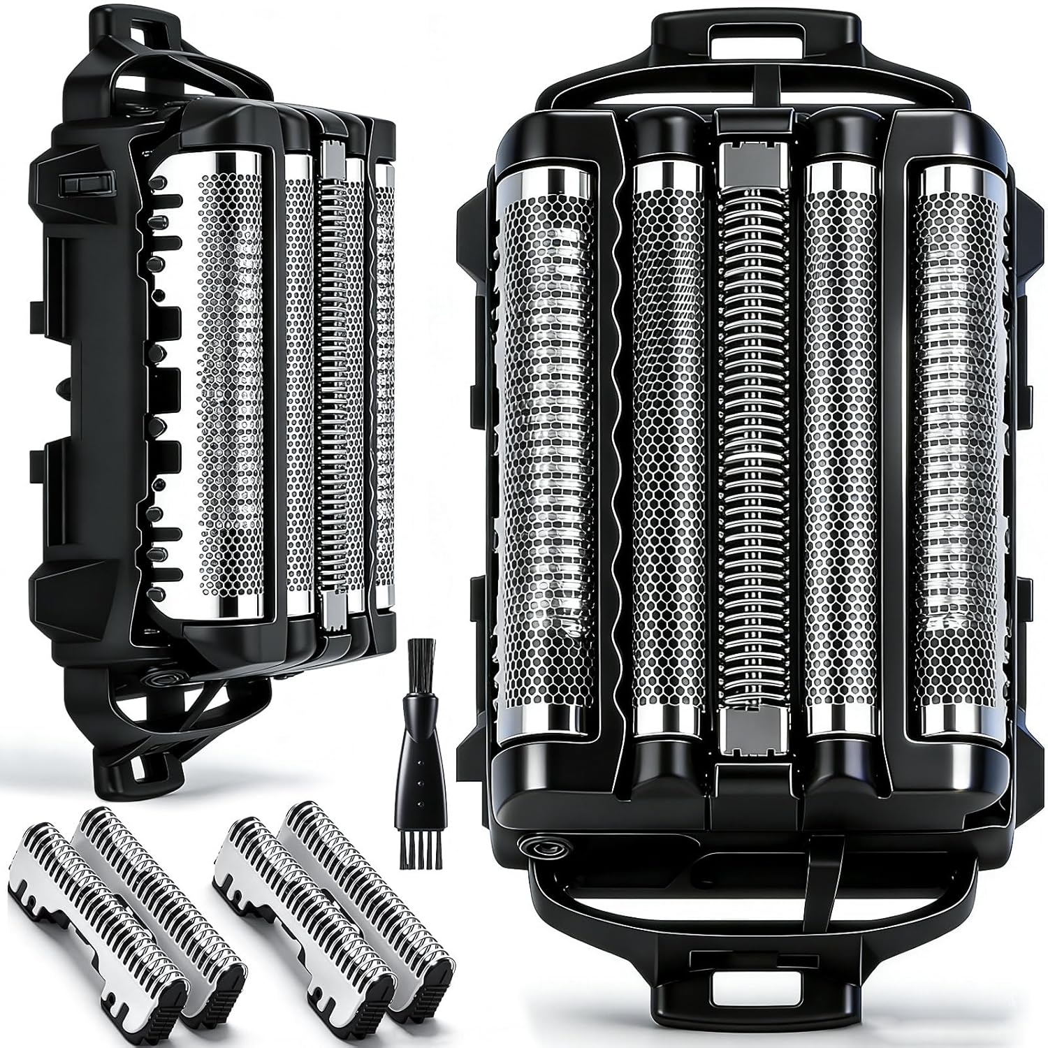 Shaver Replacement Blades and Foil Compatible with Panasonic ARC5 5-Blade WES9032P ES9032 ES9034 ES9036 ES9038, Fits Models ES-LV61, ES-LV65, ES-LV67, ES-LV95, ES-LV97(1pc)