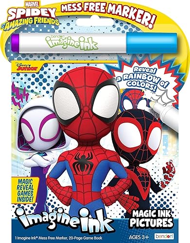 Miniatura 3 de Spidey and His Amazing Friends - Paquete de libros para colorear y actividades con libro para colorear de tinta Imagine, calcomanías y más
