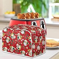 Vista 112 de Marbling Butterfly Print 2 Slice Toaster Dust Cover, Kitchen Small Appliance, Anti Dust and Fingerprint Bread Machine Cover