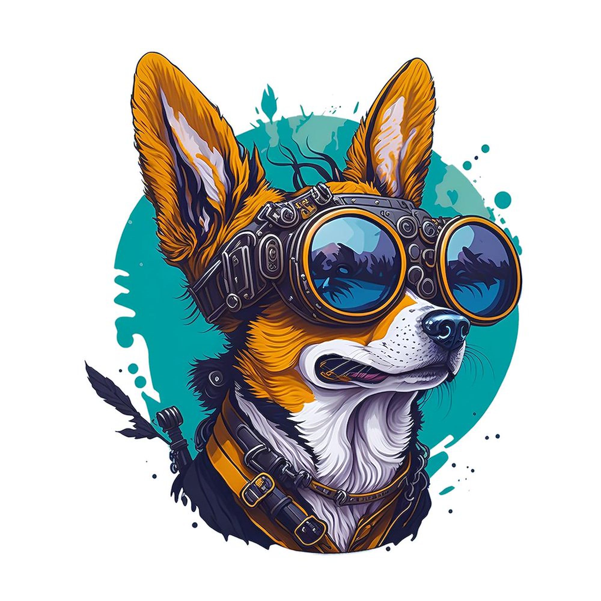 CafePress Steampunk Dog 4