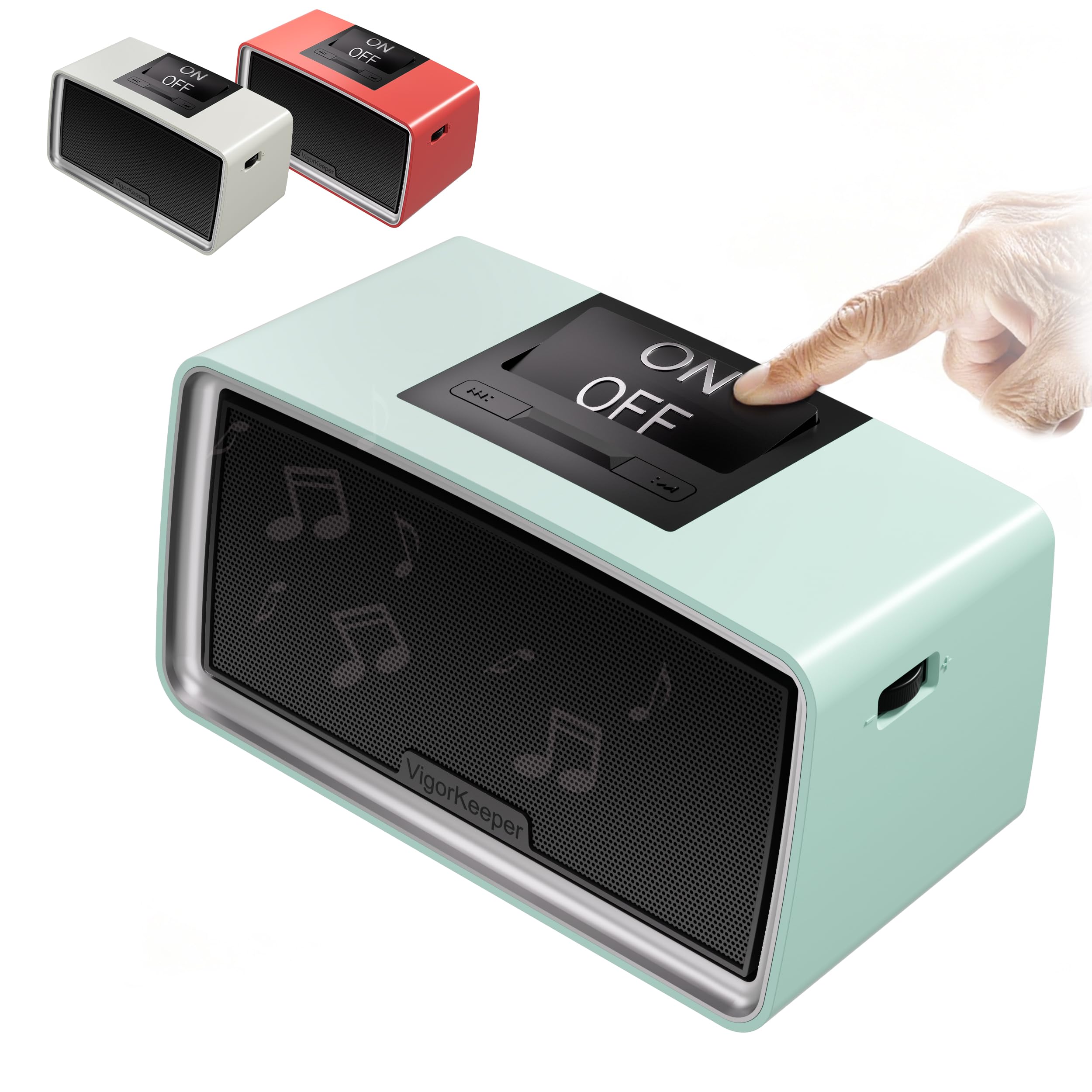 Easy-to-use Music Player for Elderly with Dementia and Alzheimer's (Blue)