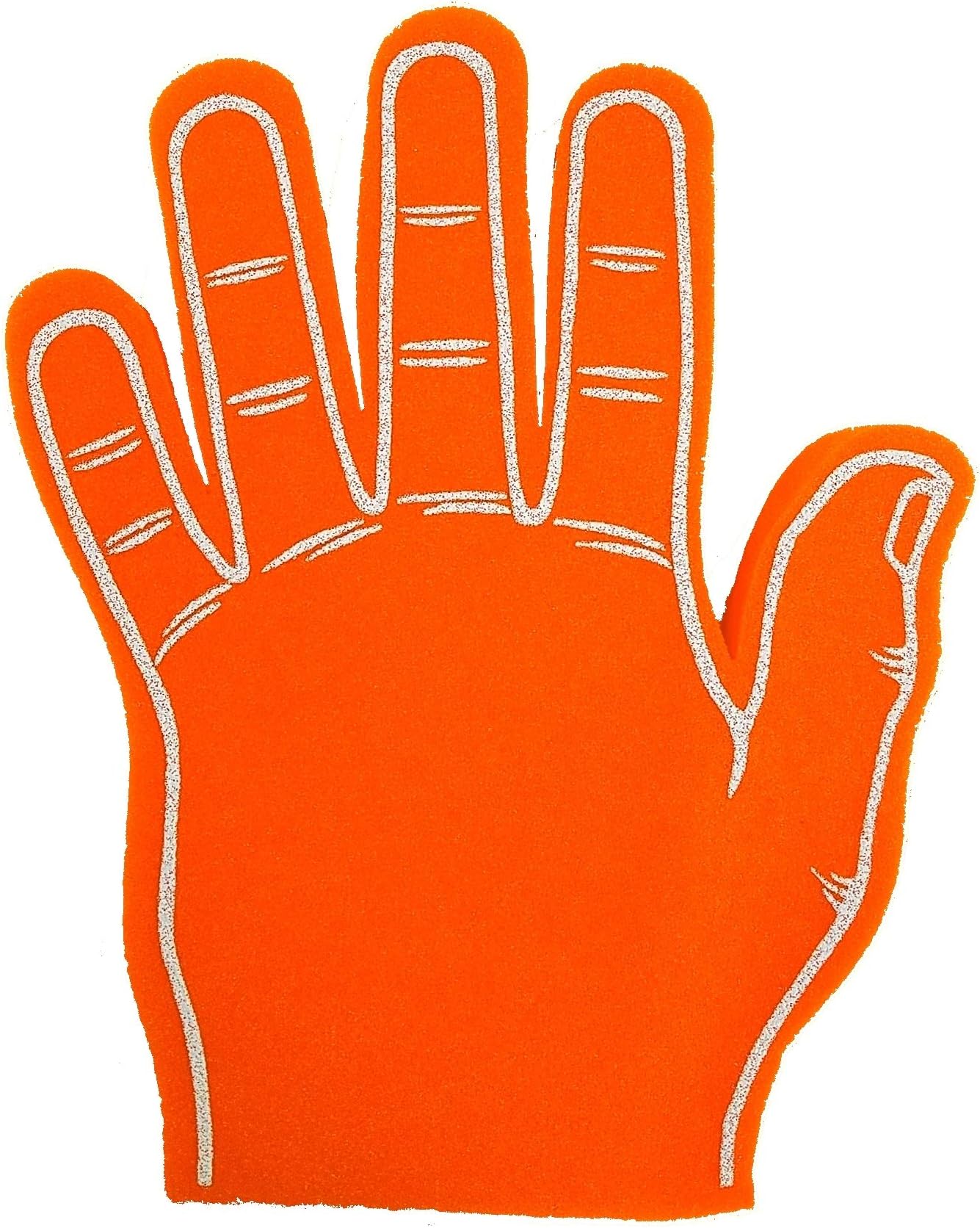 Hi-5 Giant Foam Hand, Orange