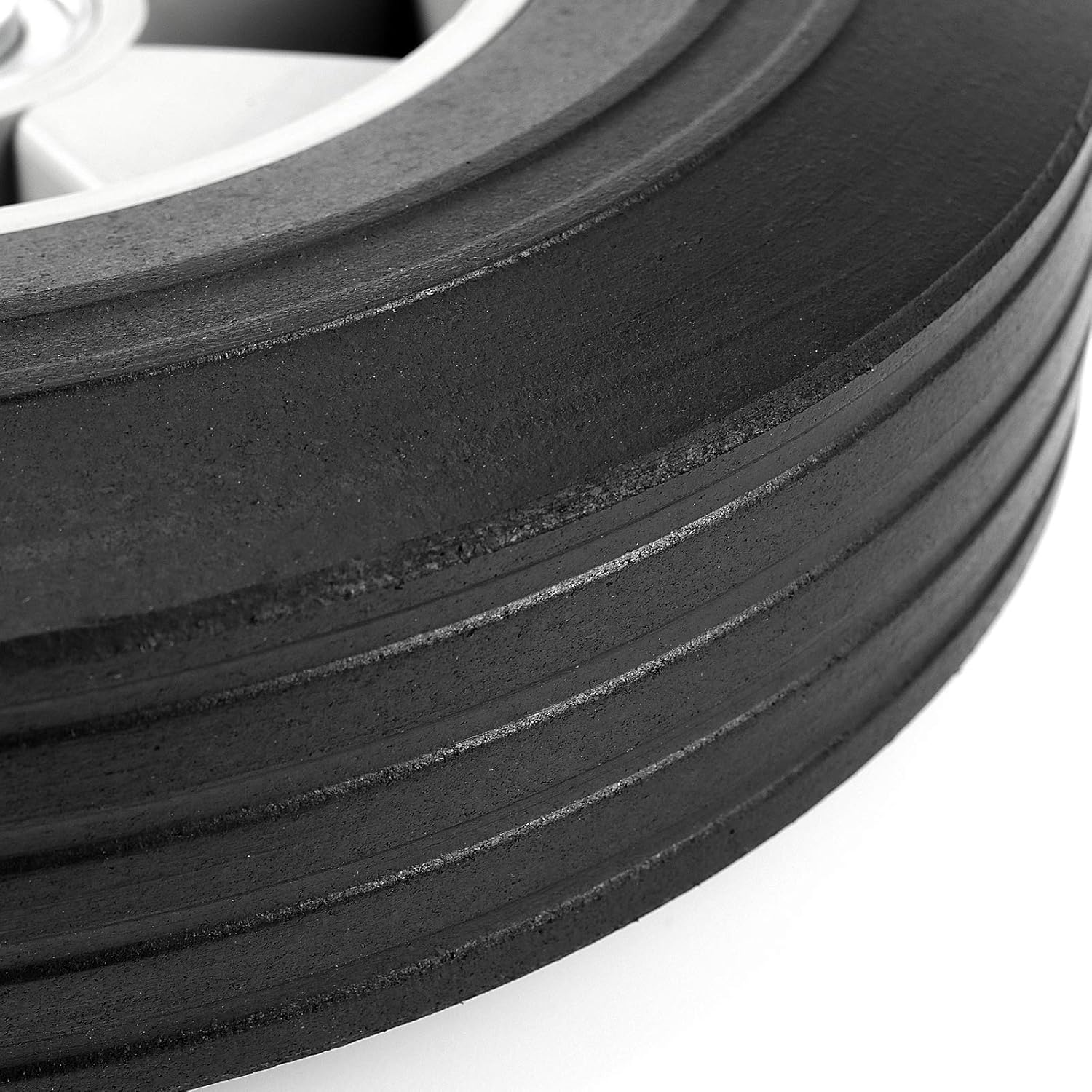 HOZEON 2 Pack 10 x 2.5 Inches Solid Rubber Hand Truck Wheel, 5/8 Inch Axle Size, Universal Replacement Tire, Hand Truck Replacement Wheels for Cart, Wagons, 330 lb Load Capacity