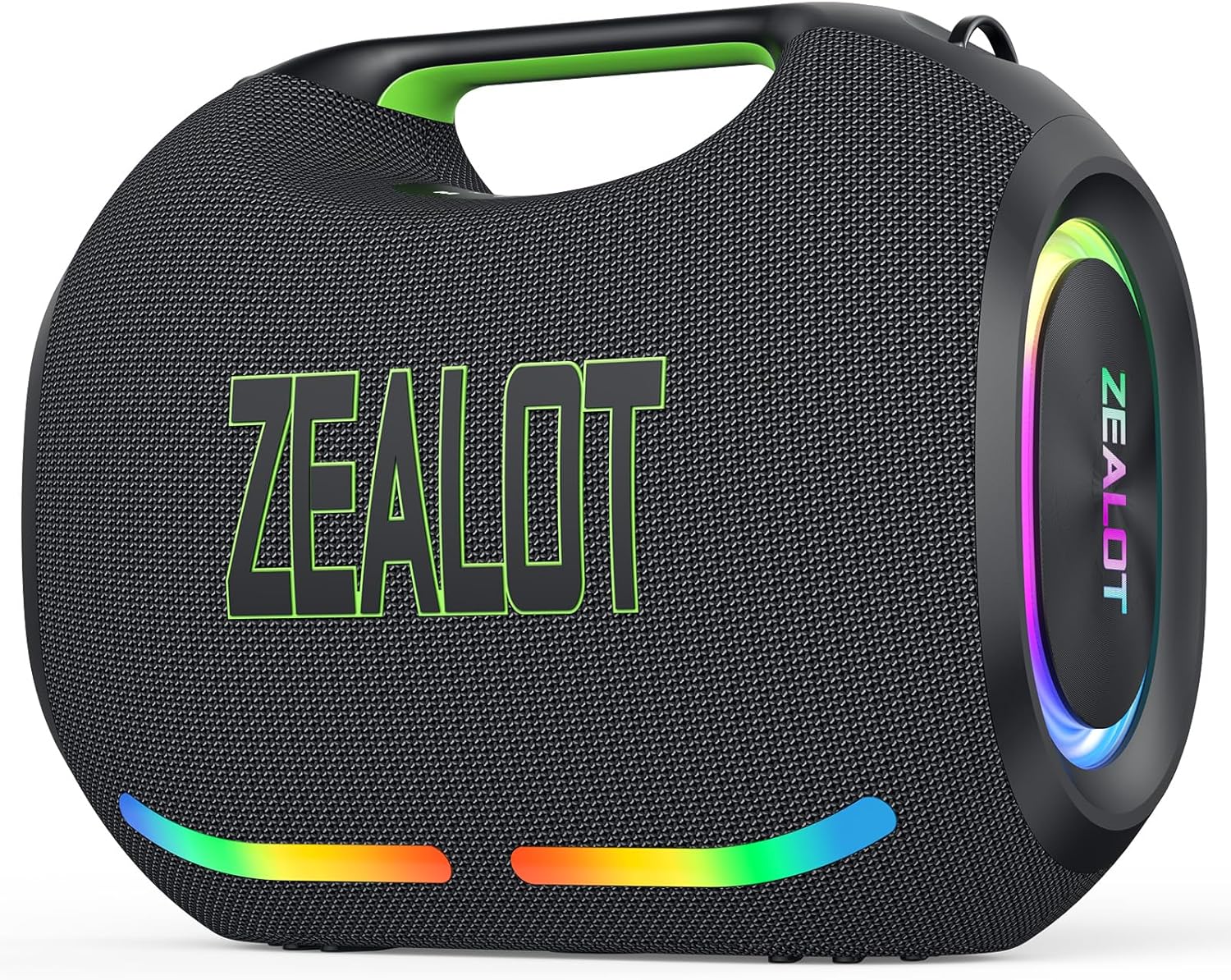 ZEALOT ZE21 250W Portable Bluetooth Speaker, Loud Wireless Speakers IPX6 Waterproof Subwoofer Speaker with LED Light, 40H Playtime, Custom EQ, Powerful Bass Outdoor Speaker for Party, Outdoor, Pool
