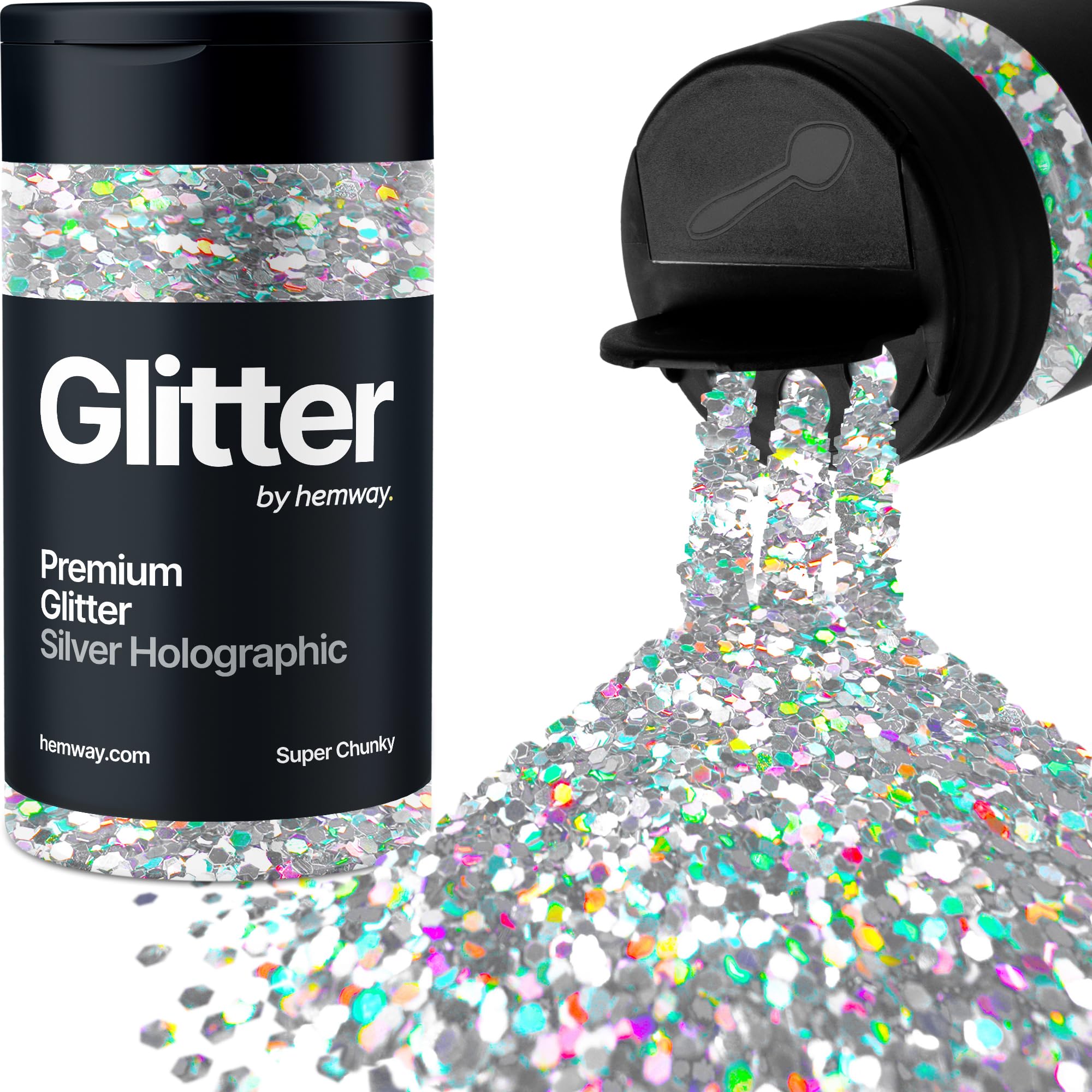 Champagne Gold Glitter Shaker, 130g Ultrafine Glitter, Crafts 1/128" Metallic Flake Champagne Gold Sequins, Resin & Epoxy Crafts, Decorating, Halloween, Christmas Nail, Face, Hemway — view 159