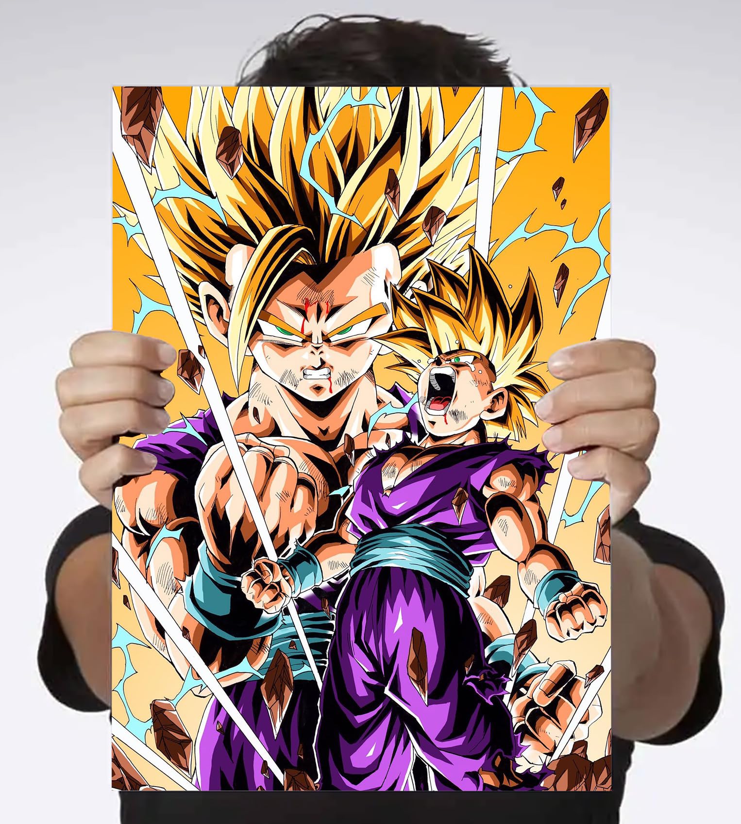 mainiahi.gohanページ Genérico Dragon Ball Z Gohan Power Poster – A4 (210 x 297 mm