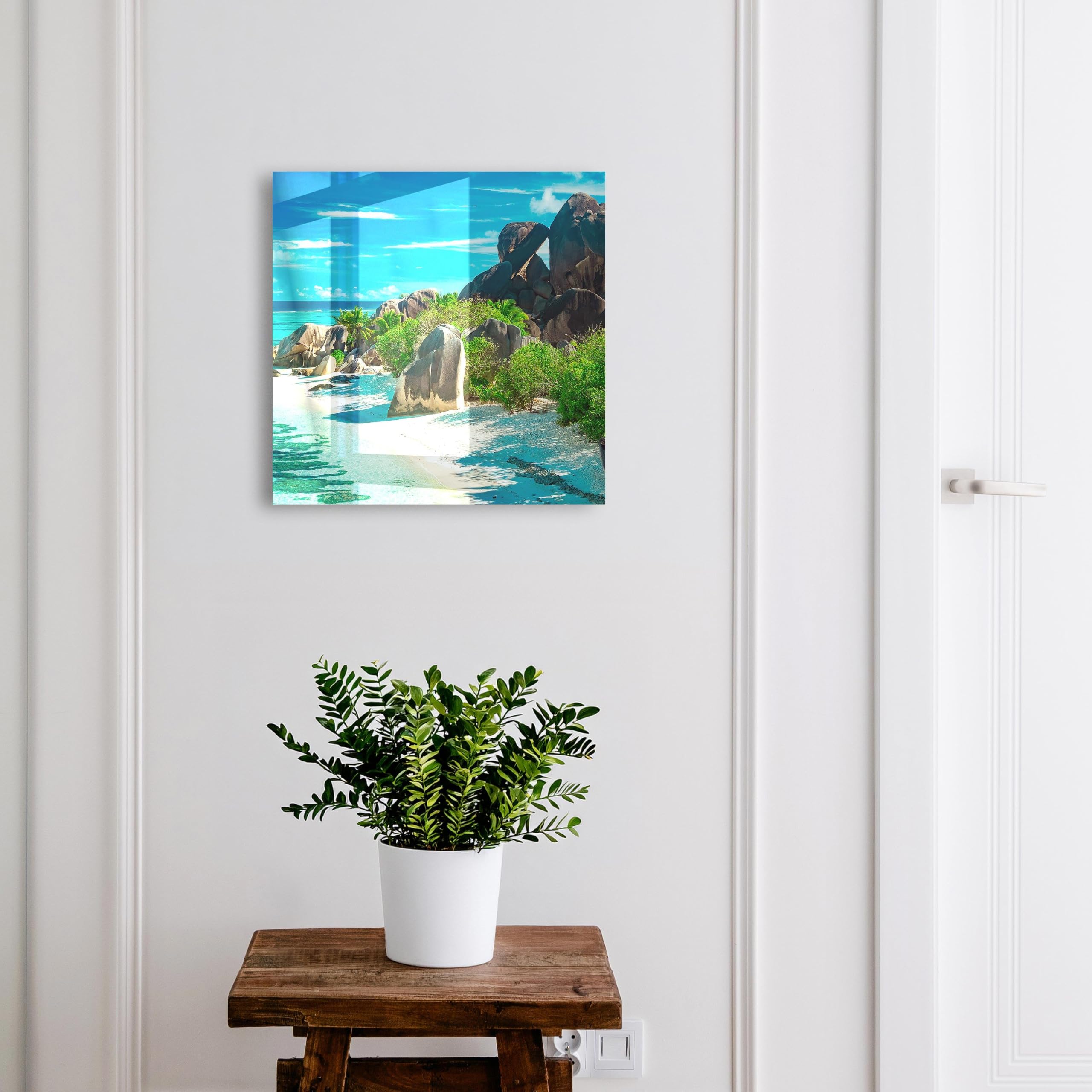 Tulup Armario para Llaves 30x30 cm | Negros | Derecha | Montaje en Pared