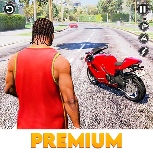 Open World Bike Gangster Simulator Game - Premium