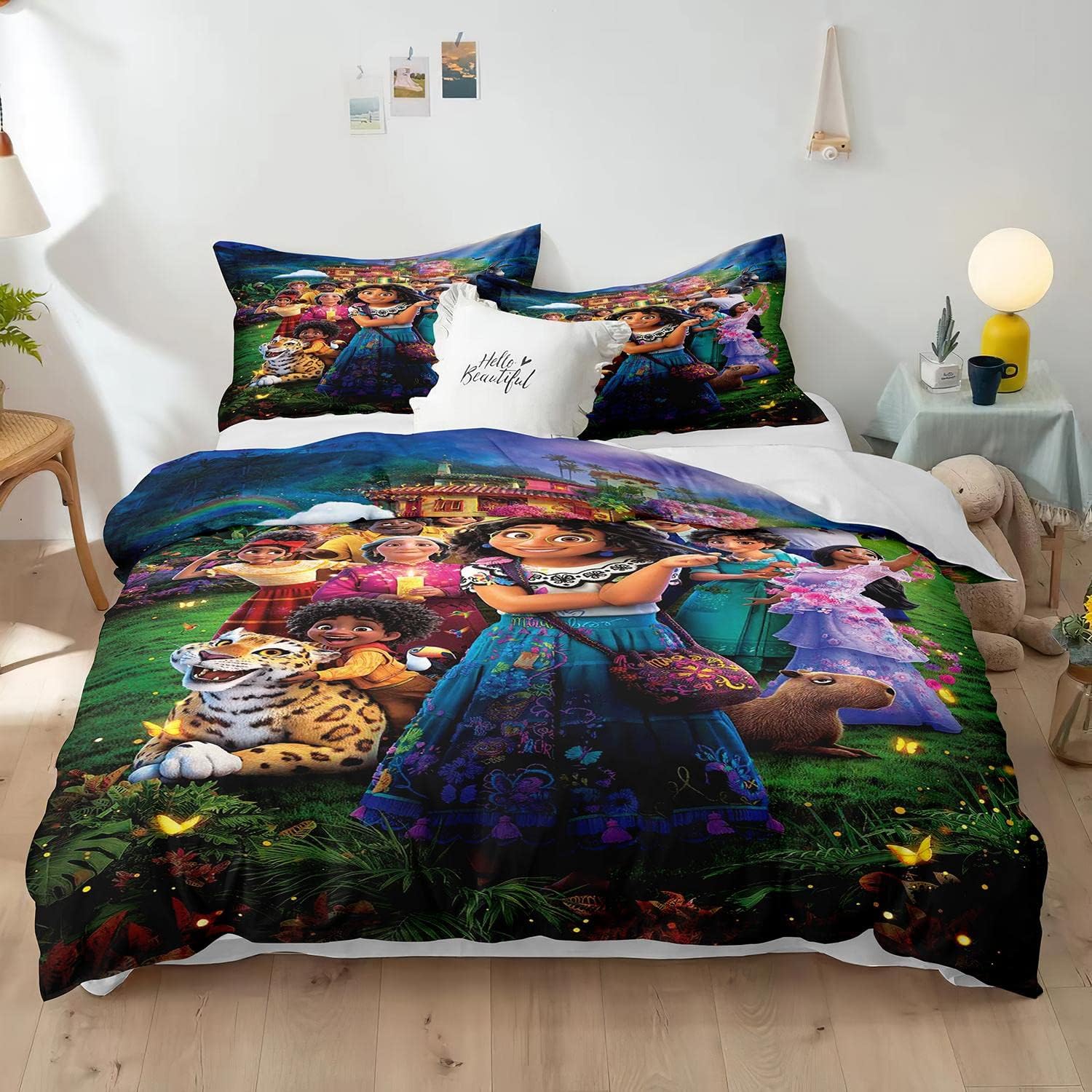 Encanto Bedding Set,Encanto Duvet Cover,3D Print Microfiber Comforter