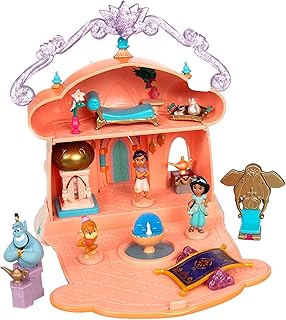 Disney Store Official Coffret Maison d'Aladdin et Jasmine, Once Upon a Story, 14 cm / 6