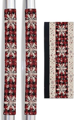 Miniatura 9 de Juego de 2 fundas de arpillera otoñal para manijas de puerta de refrigerador, para lavavajillas, microondas, horno, nevera, estufa,