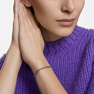 SWAROVSKI クリスタルブレスレット Amazon.co.jp: Swarovski スワロフスキー Tennis Deluxe
