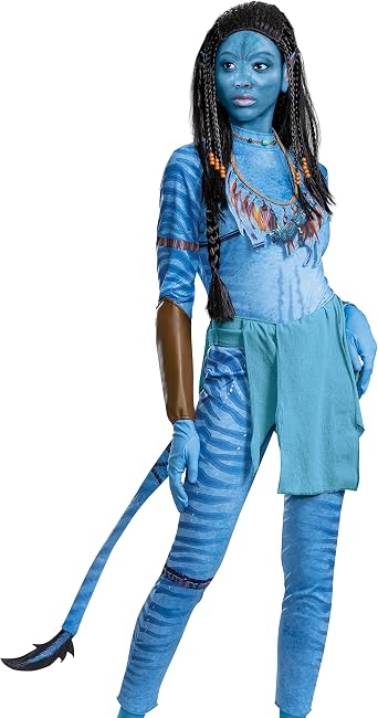 Disguise womens Neytiri Costume, Deluxe Official Disney Avatar Costume Outfit, Adult Size