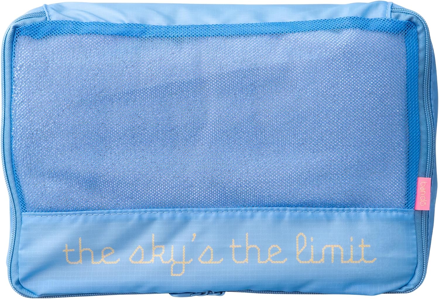 ban.do Getaway Polyester and Mesh Fruit Theme Packing Cube Set, Includes 4 Foldable Luggage Organizers in Various Sizes (J'adore Les Cerises)