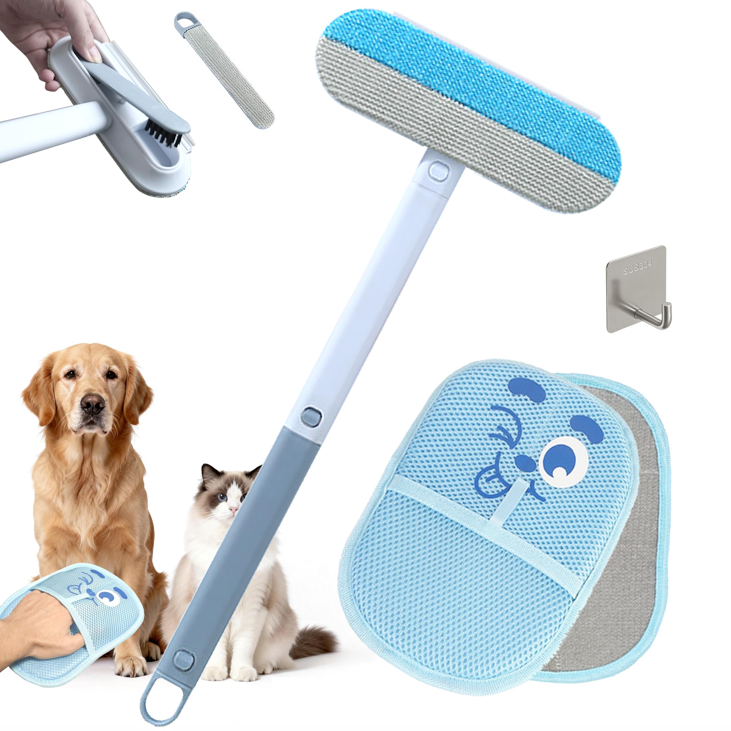 Cleaning Brush set for pet Hair Remover product research image