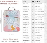 Vista 12 de MoKo Funda con Asa para Tableta de 9-11 Pulgadas, Bolsa de Transporte con Correa para el Hombro Compatible con Nuevo iPad Pro M4/iPad Air M2 de 11