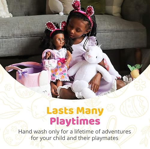 Miniatura 7 de Playtime by Eimmie Conjunto de ropa y accesorios para muñecas, vestido de vacaciones de Pascua con accesorios a juego, se adapta a muñecas