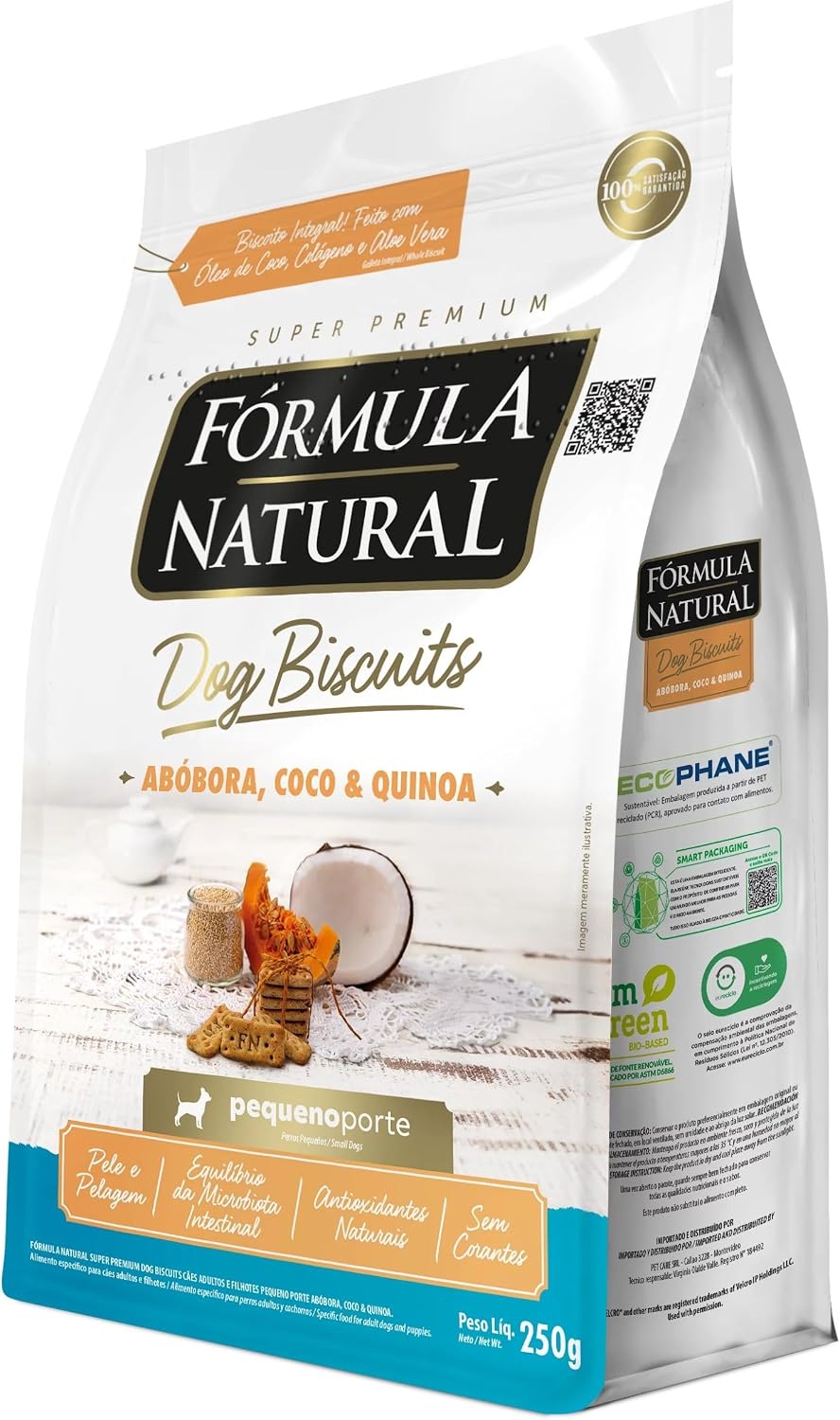Adimax Fresh Meat Biscuits Porte Pequeno Abobora Coco E Quinoa 250G