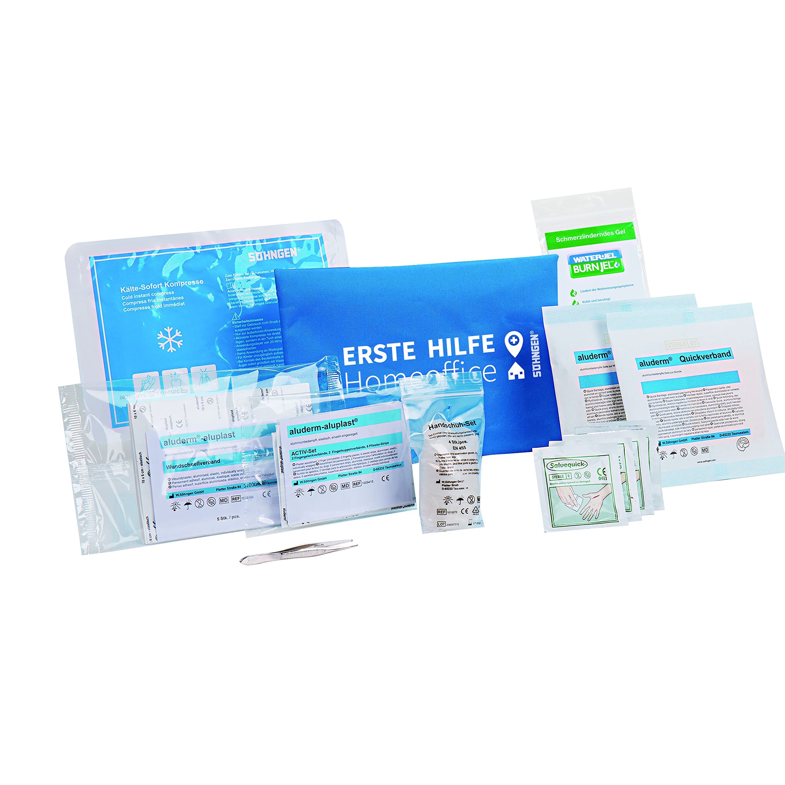 Kit de primeros auxilios Homeoffice 240 x 170 x aprox. Azul SÖHNGEN