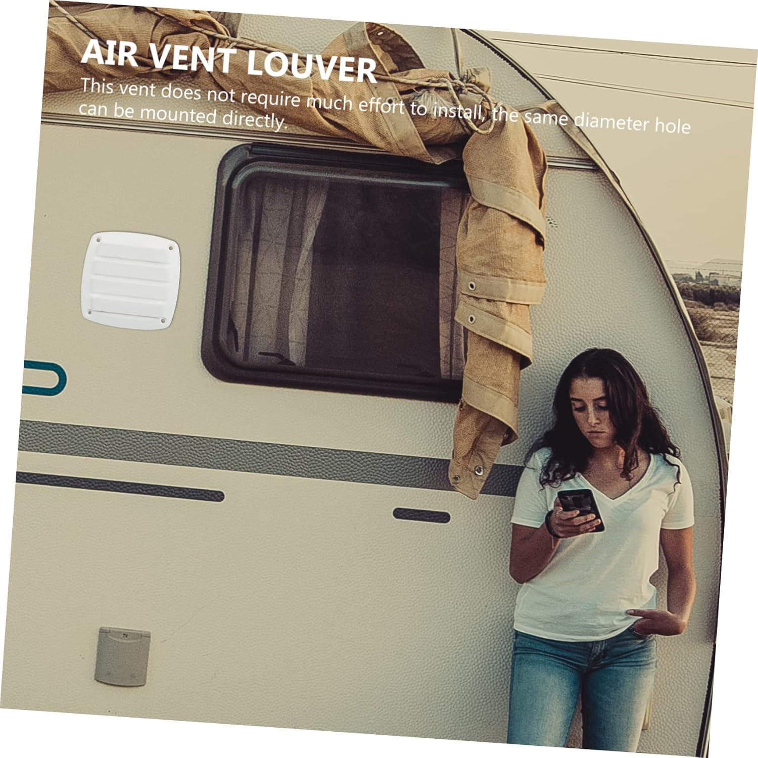 BESPORTBLE 2pcs Vent Cover Boat Exhaust Vent Marine Vent Replacement Vent Hood Boat Vent Louvered Vent Pontoon