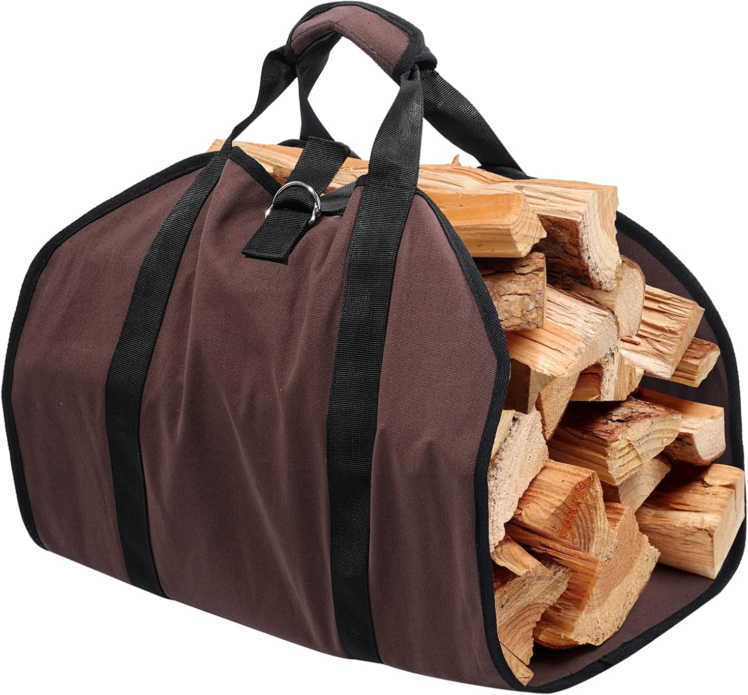 Amazon.com: 39'' x 18'' Firewood Carrier with Handles, Foldable Waxed ...
