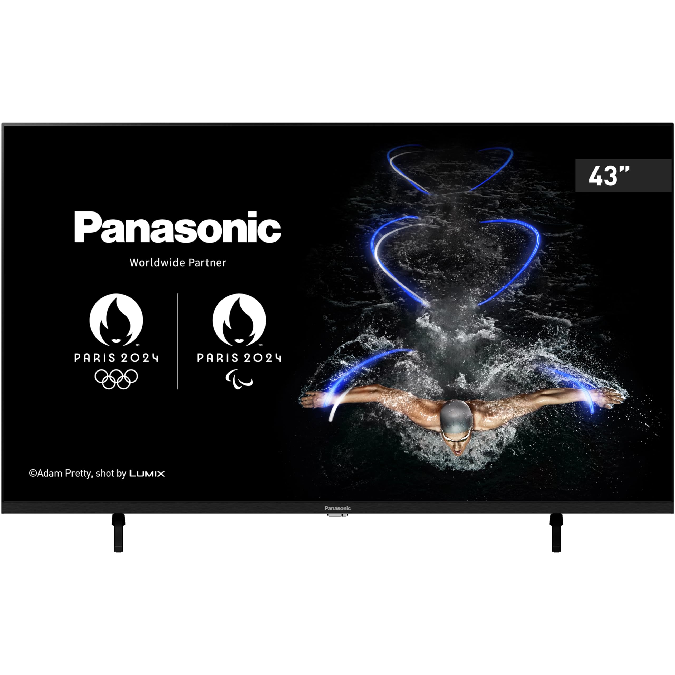 Panasonic TX-43MX800E, Smart TV LED 4K Ultra HD 43 Pollici, High Dynamic Range (HDR), Dolby Atmos e Dolby Vision, Fire TV, Prime Video, Alexa, Netflix, Modalità Gioco, Nero 43"