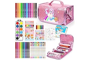 Beefunny Unicorn Fruit Scented Washable Markers Set 45 PCS