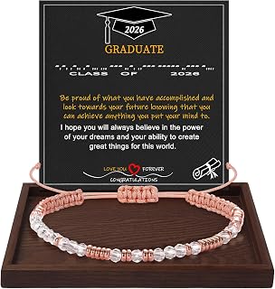 Morse Code Bracelets for Women Mothers Day Gifts 2026 Graduation Gifts Mom Birthday Gift Pink Braided Bracelets Teen Trendy Stuff Inspirational Best Friend Birthday Gifts for Daughter Girlfriend Christmas Stocking Stuffers Jewelry