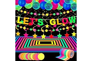 Glow Party Night Neon Decorations Kit