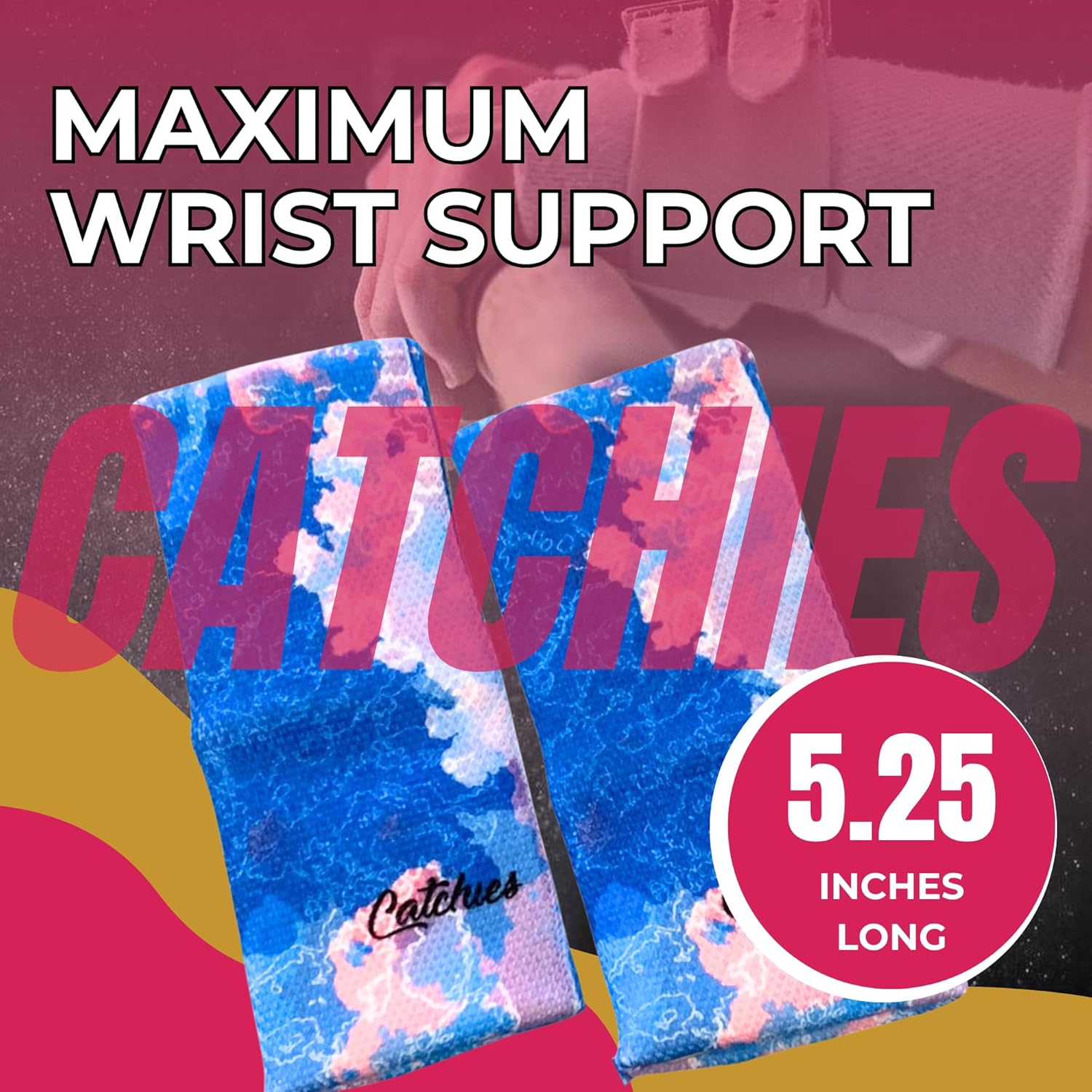 Catchies 体操リストバンド 女の子用 バラエティスタイル 長さ5.25インチ 体操用リストバンド