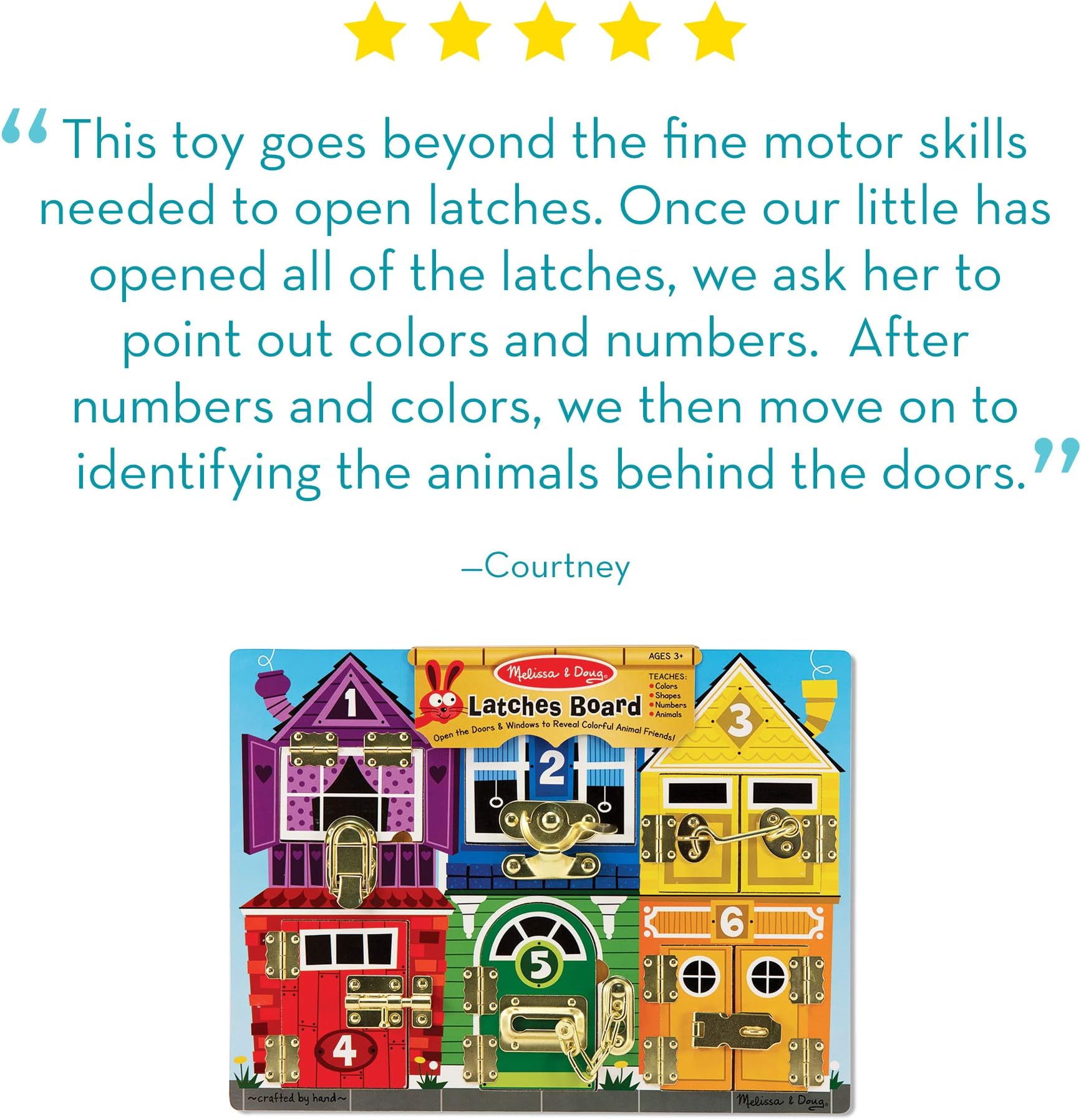 melissa and doug latches board argos