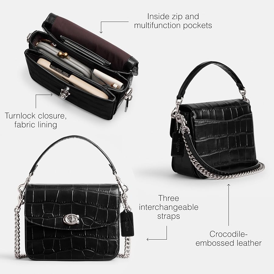 Coach Embossed Croc Cassie Crossbody 19: Handbags: Amazon.com