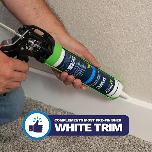 BOSTIK PWC White 10.1oz Caulk Pintable Siliconizado Uso Hogareño miniatura 8