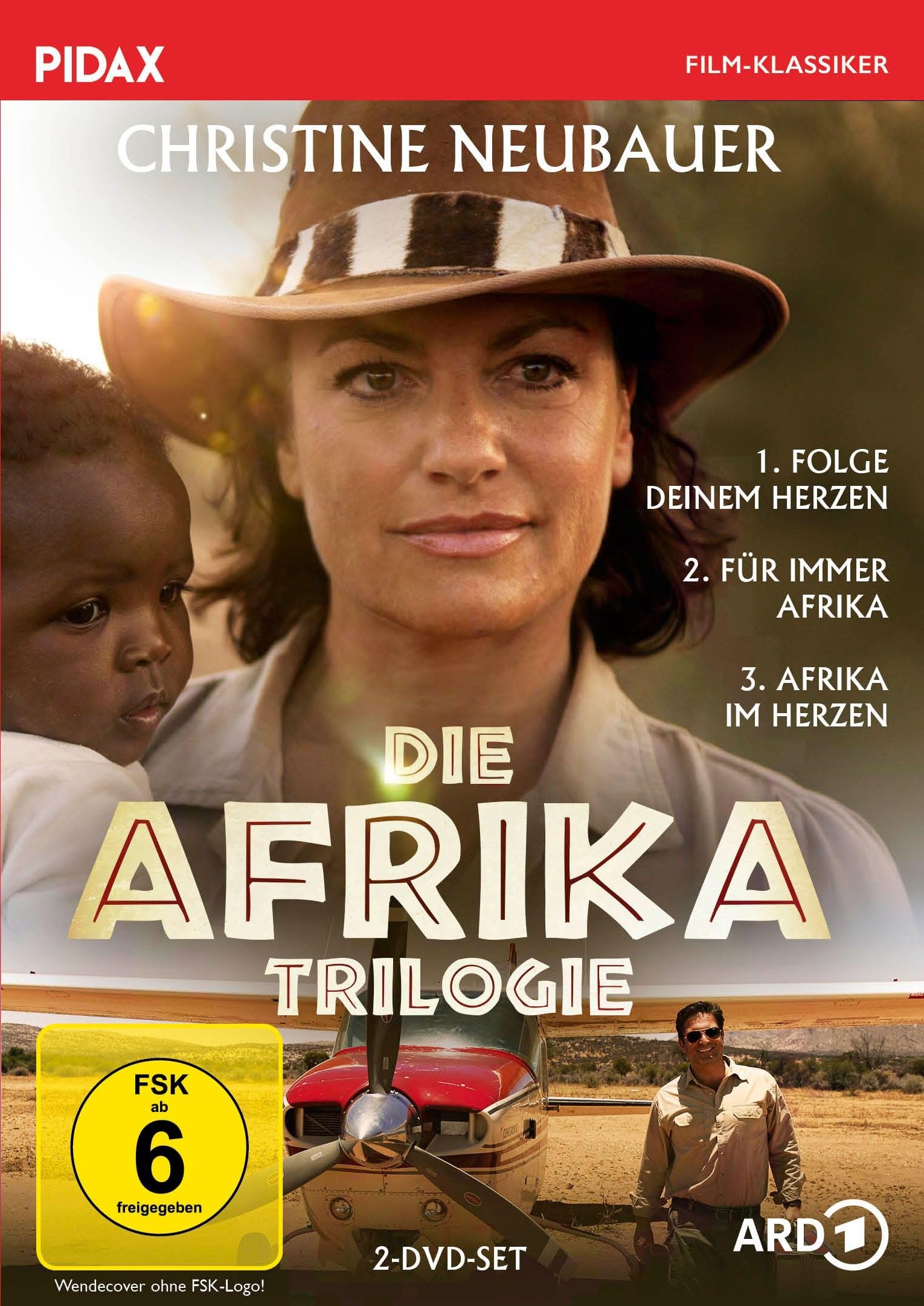 Trilogía de África en DVD de Pidax Film con reparto estelar importado de Alemania