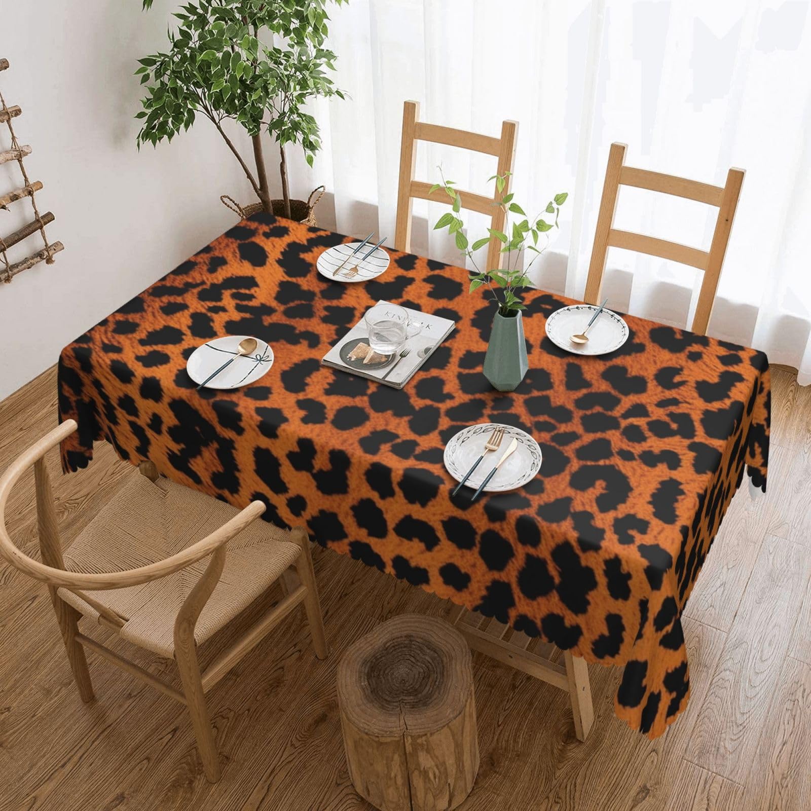 Nappe rectangulaire anti-tache et imperméable pour éliminer les corvées de nettoyage