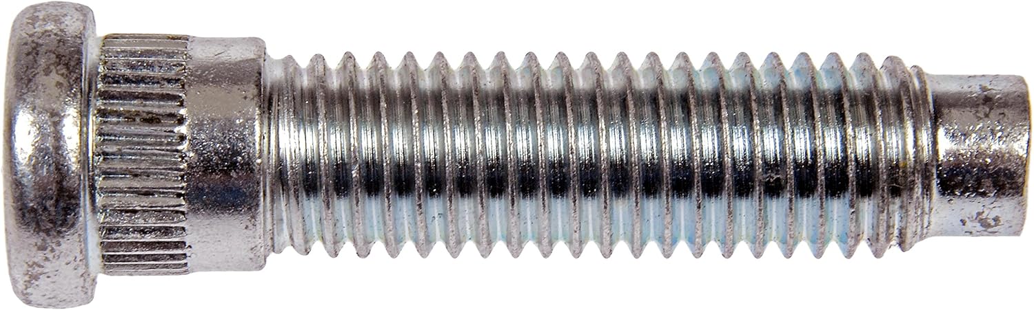 Dorman 610-542 Front M14-2.0 Serrated Wheel Stud - 15.97 mm Knurl, 61.5 mm Length Compatible with Select Ford / Lincoln Models, 10 Pack (Made in USA)
