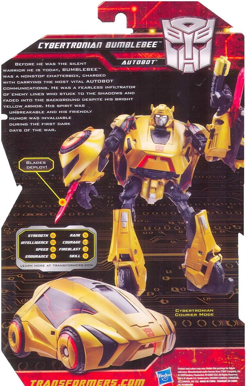 Transformers Generations: Autobot Cybertronian Bumblebee Deluxe Class Action Figure