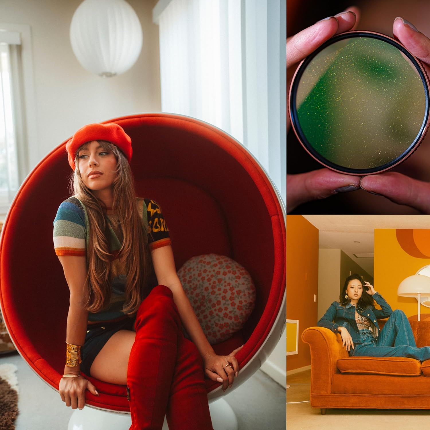 PolarPro CineGOLD Filter - 1/2 Gold Mist Diffusion Camera Filter – Warm Highlights & Low Contrast for Vintage Film Aesthetics – Soft Glow & Warm Tones for Digital Video & Photography – 49mm Threaded - Image 6