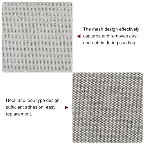 Miniatura 4 de HARFINGTON 10 hojas de pantalla de lijado de malla de 320 granos de 3 x 4 pulgadas, papel de lija húmedo o seco, almohadillas abrasivas sin polvo
